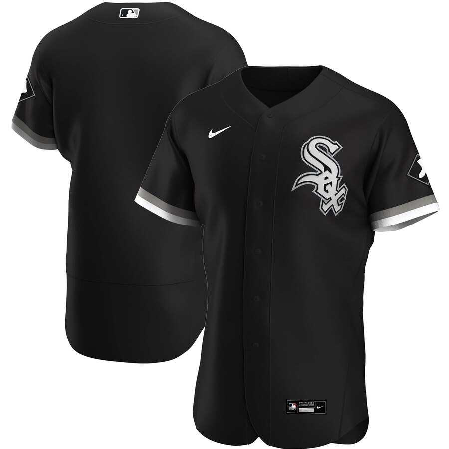 Chicago White Sox Men Nike Black Alternate 2020 Authentic Official Team MLB Jersey->chicago white sox->MLB Jersey